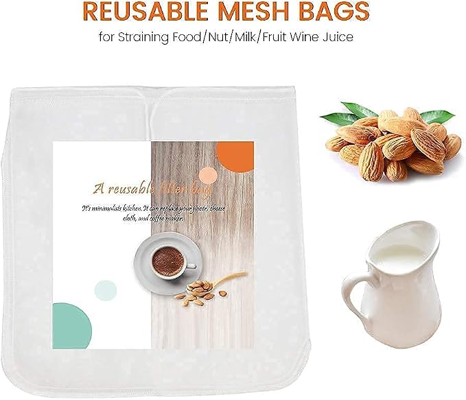 Fruit Wine Press with filter bag - 100% Natural Juice Making for Apple/Carrot/Orange/Berry/Vegetables,Food-Grade Stainless Steel Cheese&Tincture&Herbal Press