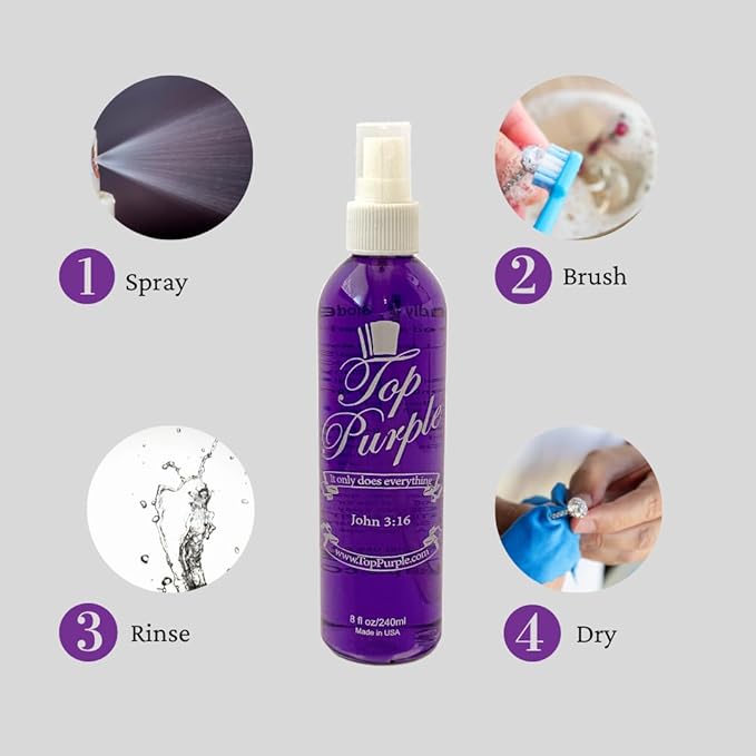 Jewelry and More Cleaner 8 Ounce Spray Bottle