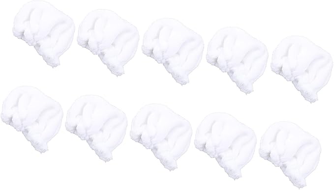 Yosoo Steam Cleaner Accessories, Reusable Steam Mop Pads, Steam Cleaner Cleaning Pads Thickened Reusable Microfiber Cloths for Steam Mop 10pcs Steam Cleaner Accessories, Reusable Steam Mop Pads