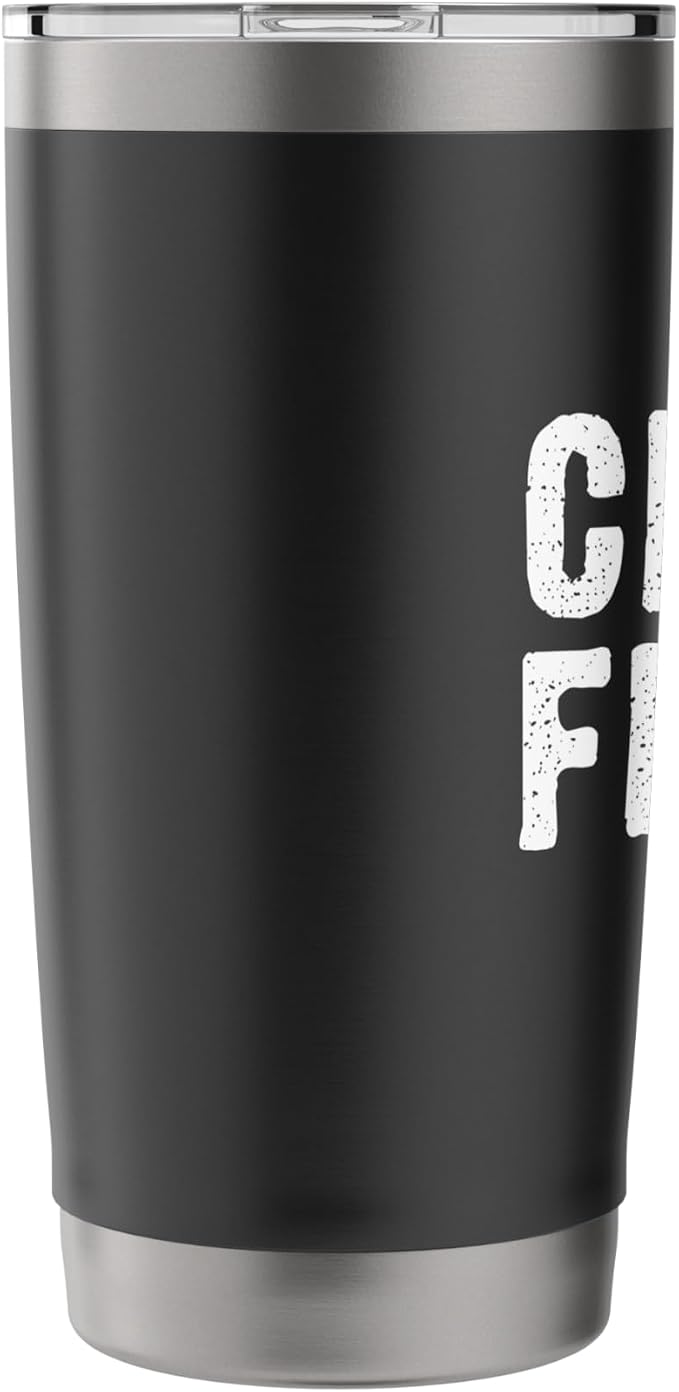 Clean Freak Cleaning Janitor Custodian Stainless Steel Insulated Tumbler