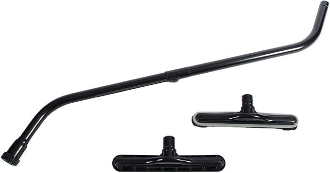 Cen-Tec Systems 94830 Commercial Cleaning Kit with Telescopic Aluminum S-Wand and Vacuum Tools, 14-Inch, Black