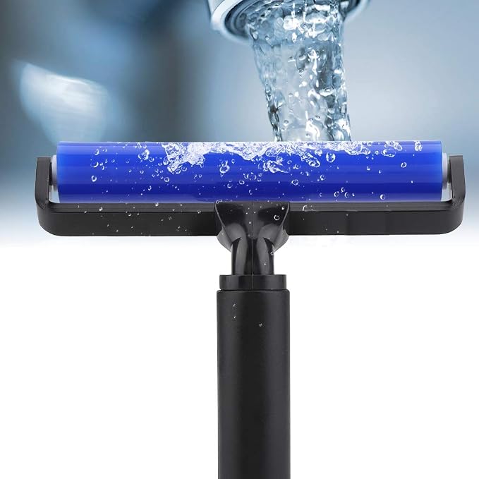 Silicone Manual Roller Anti Static Cleaner Tool, Under The Action of Static Electricity, Small Impurities Will be Adsorbed on the Drum