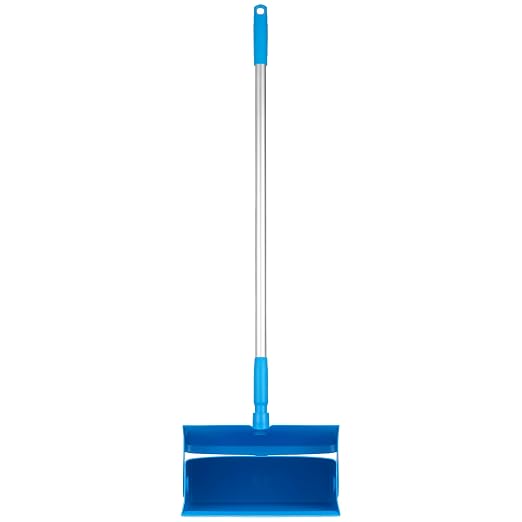 Vikan 56583 Compact Lobby Dustpan, 11.6", Blue