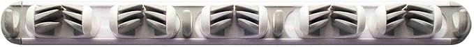 Evriholder Grip & Store Broom Holder 5 Position, Easy Way to Organize, Organized Laundry Room, Easily Store Tools and More, Strong Grip Technology, Gray