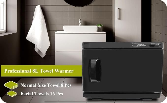 Hot Towel Warmer, 8L Professional Towel Warmer, Small Towel Warmers Cabinet for Spa, Hair Salon or Home Use