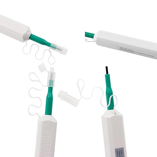 1 pc Fiber Optic Cleaner Fiber Optic Tools Cleaing Pen for FC, SC & ST 2.5mm Connector, Fiber Cleaner Pen - 800+ Endface & Optical Connector Cleans