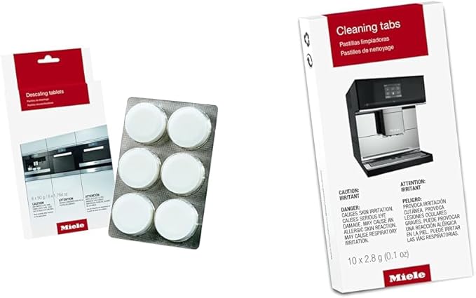 Miele Descaling and Cleaning Tablets for Coffee Machines
