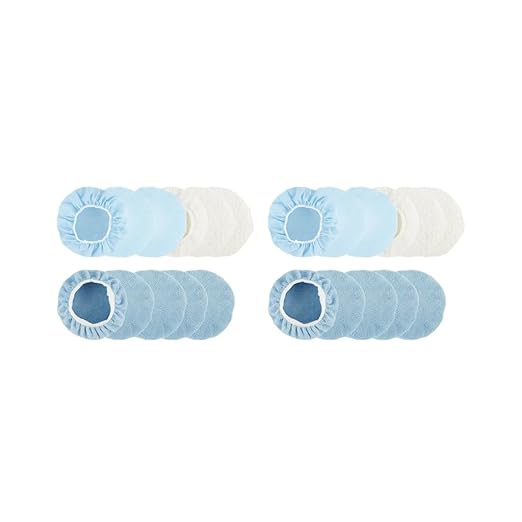 2 Set Car Wax Applicator Pads Car Polisher Pads for Waxing Coatings Polishing (2 Set (Multi))