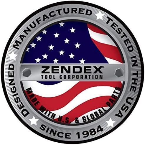 Zendex Tool - QuickSpiff Venturi Air Vacuum with Easy Empty Dust Bag - No Electricity Pneumatic Vacuum with Powerful Suction for Industrial and Personal Use - Red