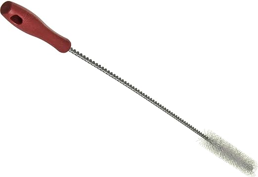 SPARTA 4012005 Plastic High Heat Brush, Fryer Brush With Rigid Plastic Bristles For Commercial Kitchens, 28 Inches, Red
