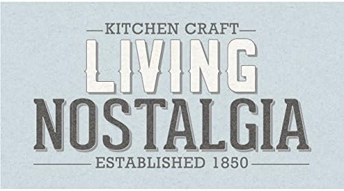 Living Nostalgia KitchenCraft Metal Cleaning Caddy, 33 x 21 x 26 cm - Antique Cream