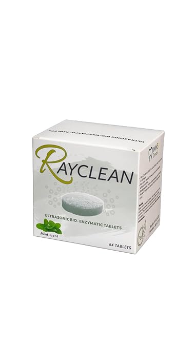 RayClean Dental Ultrasonic Cleaning Tablets – Instrument Cleaner for Dental Labs & Clinics – 64 Tablets