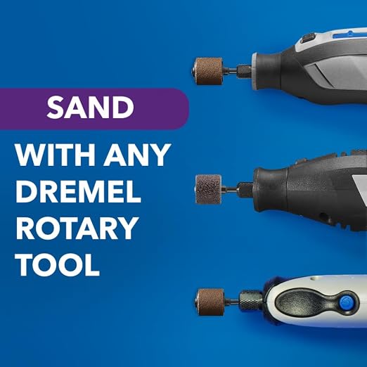 Dremel 771B-01 1/2 in. 60, 120 & 240 Grit Sanding Band Variety Kit
