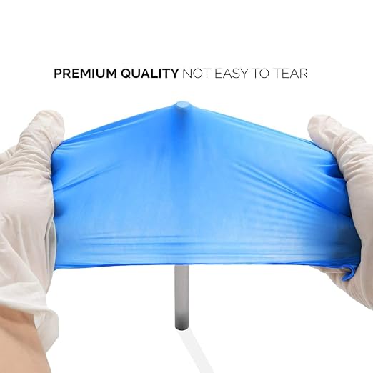 Jointown Basic Medical Synmax Vinyl Exam Gloves - Latex-Free & Powder-Free - Large, BMPF-3003 Blue Box of 100 (Pack of 2)