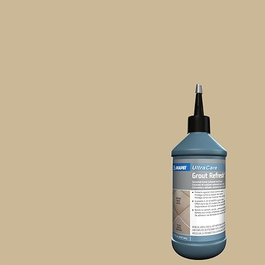 MAPEI UltraCare Grout Refresh, Universal Grout Colorant & Sealer, 8 oz Bottle – Easy Grout Restoration & Protection, 5006 Harvest