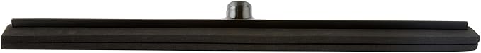 Restaurantware-SQUEEGEE ONLY: Clean Tek Professional 24 Inch Floor Squeegee, 1 Broom With Foam Blade - Handle Sold Separately, Heavy-Duty, Black Plastic Wiper For Bathroom Floor