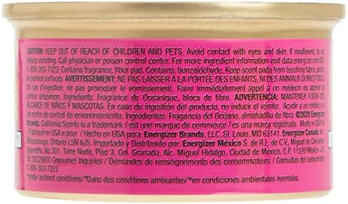 Can Air Freshener and Odor Neutralizer by California Scents, Set of 12 Spillproof Cans for Home and Car, Coronado Cherry, Fresh and Bold, 1.5 Oz Each