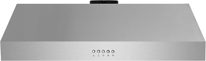 COSMO UC30 29.5 in. Ducted Under Cabinet Range Hood, Kitchen Over Stove Vent, 3-Speed Fan, Permanent Filters, LED Lights in Stainless Steel, 30 inch