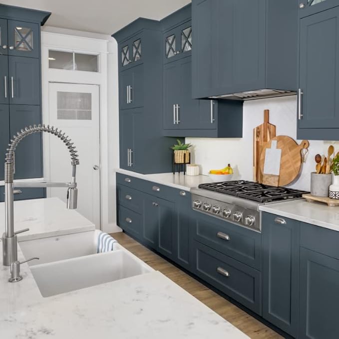 Giani Nuvo Cabinet Paint, Oxford Blue (Quart)