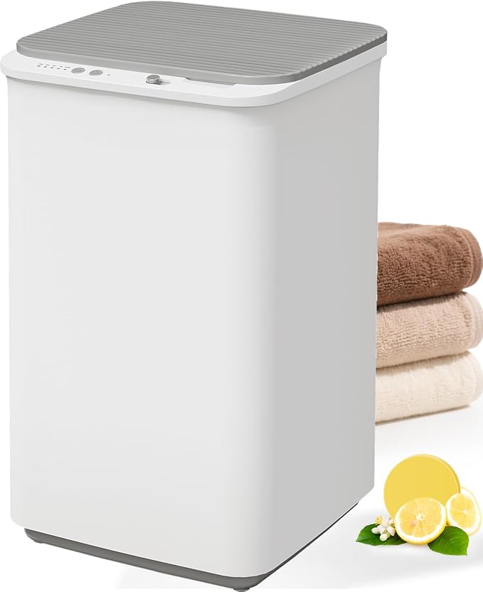Towel Warmer Fast Heated, Towel Warmers for Bathroom 4 Timer Settings (30/60/120/240 Mins) One-Button Control, Saving Space&Safety Lock, 20L Blanket Warmers Fits Oversized Towels, Bathrobes, Pajamas