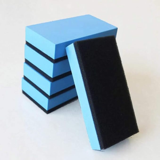 10Pcs Car Ceramic Coating Sponge,Ceramic Coating Applicator Glass Nano Wax Coat Applicator Pads
