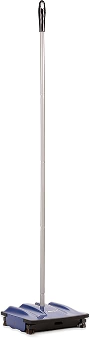 Carlisle FoodService Products Duo-Sweeper Rubberized Carpet and Floor Sweeper – Efficient Manual Cleaning for Restaurants with Low Pile Carpets