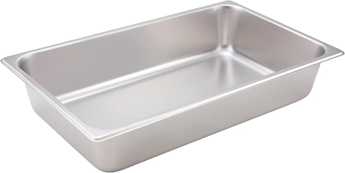 Winco 4-Inch Pan, Full, Stainless Steel