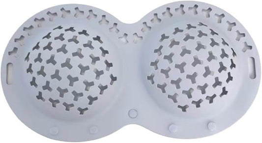 Silicone Bra Washing Bags for Laundry,Delicates Mesh Laundry Bags, Suitable for all Cup Sizes bra,Sports Bras, Swimsuits, Socks & Silk protector,Anti Deformation Lingerie Bag for Machine (grey)