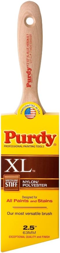 Purdy 144060925 XL Series Blue Heron B.T. Angular Trim Paint Brush, 2-1/2 inch