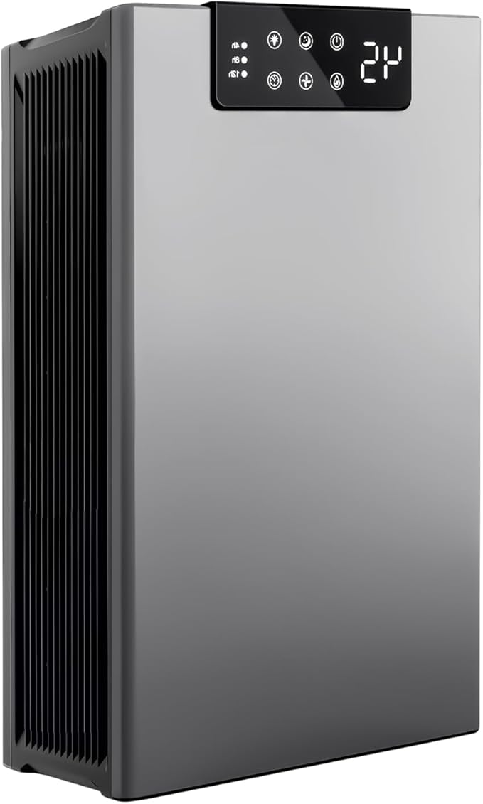 KeepGlad Dehumidifier, 98OZ Dehumidifiers for Home, SlateGray