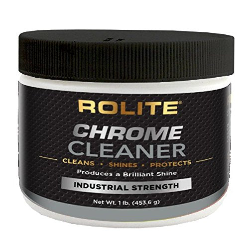 Rolite Chrome Cleaner 1 Lb for Chrome Plated Surfaces Motorcycles Automobiles Boats Rvs Bumpers Tarnish Removal