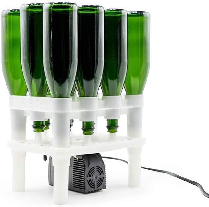 FastWasher 12 Beer Bottle Washer and Wine Bottle Cleaner | BOTTLES & RACKS NOT INCLUDED | General Purpose Rinser | Cleaner and Sanitizer System, Easy to Assemble
