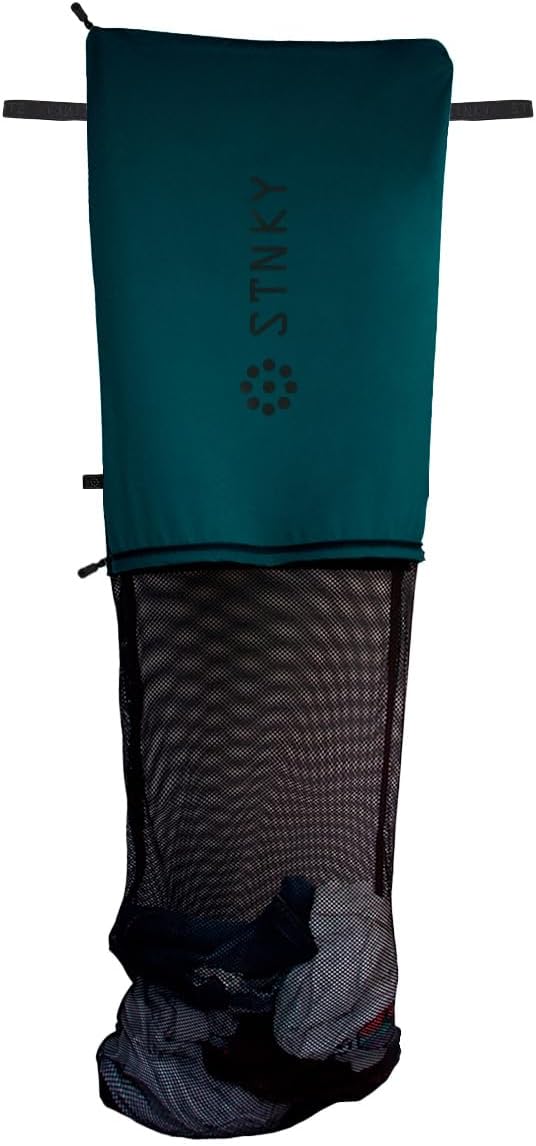 STNKY Bag Pro - Laundry Bags With Zips, Handles and Internal Mesh Bag for Travel, Yoga, Healthcare, Gym Kit, Laundry (XL, Forest Green)
