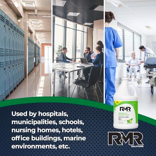 RMR-86 Pro Contractor Grade Mold Stain & Mildew Stain Remover and RMR Botanical Disinfectant Cleaner Mold Remover Bundle