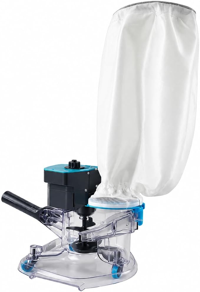 Cordless Pool Leaf Vacuum Cleaner with Dual Filter Bags for Above Ground & Inground Pools – Heavy Duty Swimming Pool Vacuum, 24GPM Strong Suction for Easy Leaf & Debris Removal