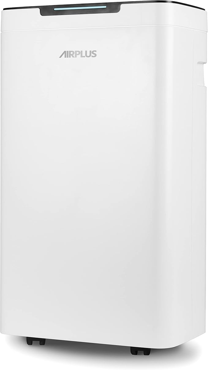 AIRPLUS 1600 Sq Ft Dehumidifier for Home and Basement, 30 Pint Portable Dehumidifiers with Drain Hose for Large Room, Quiet Sleep Mode Dehumidifier for Bedroom, RV De humidifier for Inside Camper
