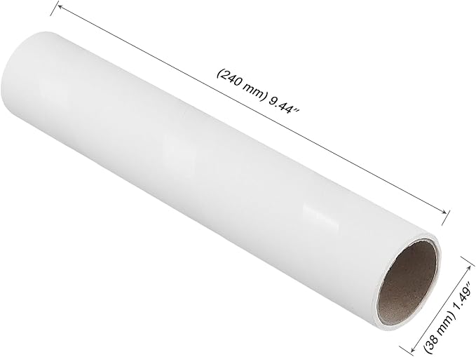 MOUYAT 9.45 Inch Extra Wide Lint Roller Refills - 20 Rolls 1200 Sheets High Adhesive Paper for Pet Hair Removal on Floors and Carpets