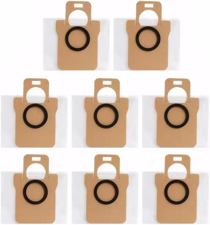 38 Pcs Replacement Parts for Dreame L10S Ultra,L10s Pro Gen2,L10S Pro,L10S Plus Vacuum Cleaner Accessories Kit,3 Main Brush,1 Main Brush Cover,10 Mop Pads,10 Dust Bags,6 Side Brush,6 Filter