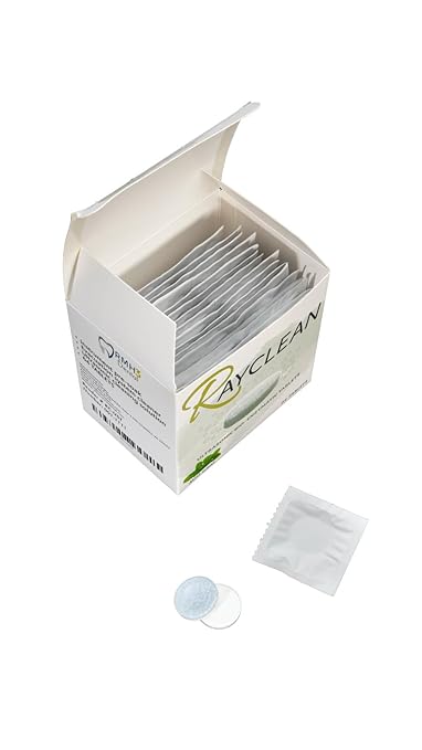 RayClean Dental Ultrasonic Cleaning Tablets – Instrument Cleaner for Dental Labs & Clinics – 64 Tablets