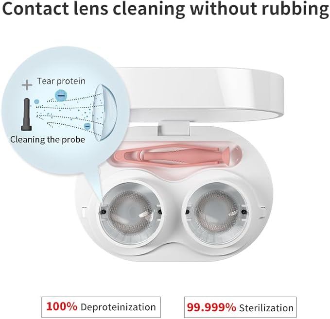 3N Contact Lens Hydrate Machine, Should be Used with MV Series Contact Lens Cleaner Machine, Fit Disposal Soft Lens, Colored Contact Lens, RGP Lens and OK Lens (Green)