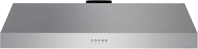 COSMO UC36 36 in. Haven Collection 380 CFM Ducted Under Cabinet Range Hood, LED Lights, Button Controls, Stainless Steel