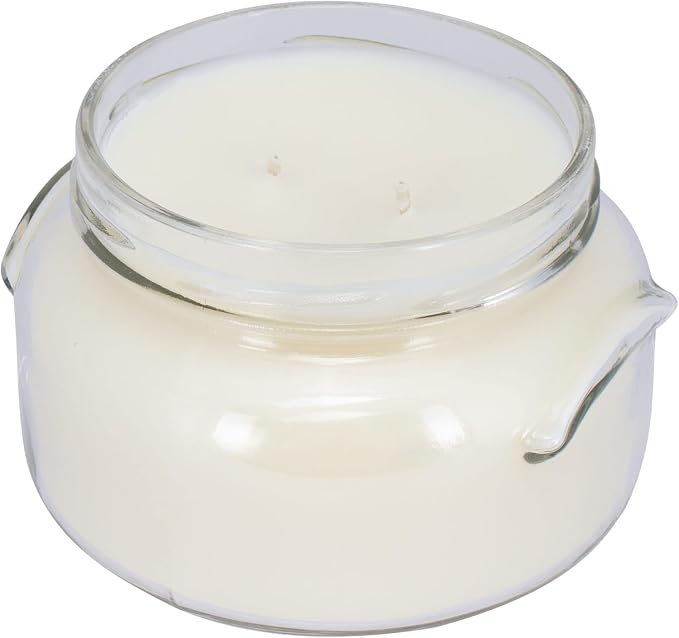 GLAM4LIFE Tyler 22 oz Scented 2-Wick Jar Candle, White
