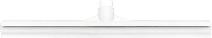 SPARTA 20" Floor Squeegee Replacement Head, Seamless Rubber with Rust-Free Plastic Frame for HACCP Compliance, Heavy-Duty Industrial Use, Thermoplastic Rubber, 20 Inches, White