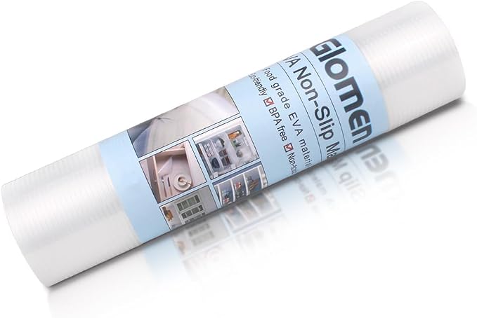 Shelf Liner, Non-Slip Cabinet Liner, Washable Oil-Proof for Kitchen Cabinet, Shelves, Refrigerator, Storage, Desks, 24 Inches x 10 FT, Non Adhesive Drawers Liner (24 Inches x 10 FT, Thickened)…