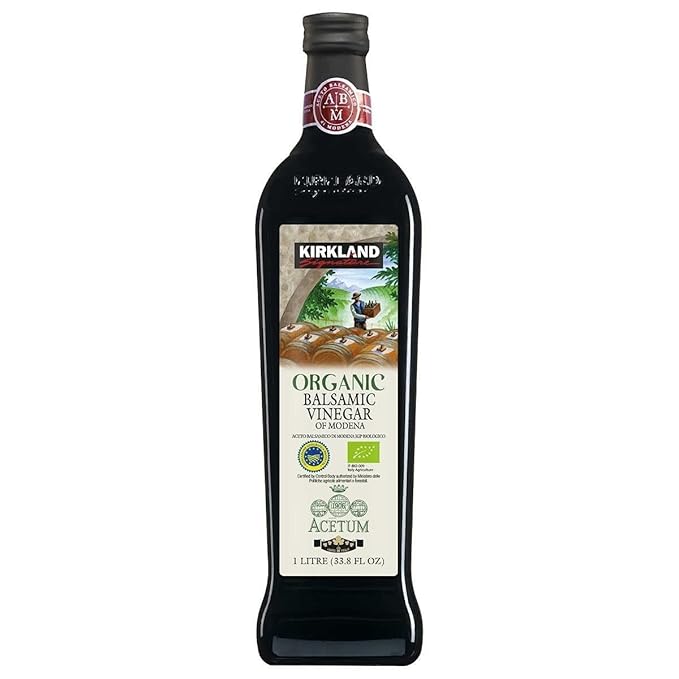 Kirkland Signature Organic Balsamic Vinegar, 1 Liter (33.81 Fluid Ounce)
