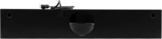 COSMO COS-5MU30-BK 30 in. Delta Collection Ducted Under Cabinet Range Hood, Button Controls, Reusable Filters, LED Lights in Matte Black