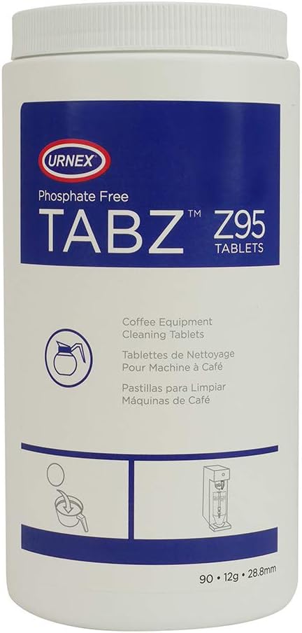Urnex Tabz Z95-90 Count - Coffee Equipment Cleaning Tablets