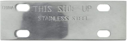 Chef Master Griddle Scraper Replacement Blade - 5 1/2" Wide x 1.2mm Thick - Stainless Steel Reversible Blade - Fits Most Scrapers - Double Beveled Edge for Chrome Griddle