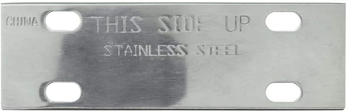 Replacement Blade for Chef Master Griddle Scraper - 5 1/2" Wide x 1.2mm Thick Stainless Steel Reversible Blade - Fits to Most Scrapers - Double Beveled Edge for Chrome Griddles - by FryOilSaver Co.