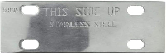 Replacement Blade for Chef Master Griddle Scraper - 5 1/2" Wide x 1.2mm Thick Stainless Steel Reversible Blade - Fits to Most Scrapers - Double Beveled Edge for Chrome Griddles - by FryOilSaver Co.